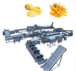 304 αυτόματα τσιπ πατατών SUS που κατασκευάζουν τη μηχανή συνεχές Fryer για τα τσιπ πατατών