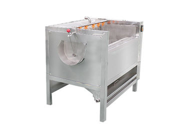 Εύκολη μηχανή αποφλοίωσης σκόρδου λειτουργίας ξηρά για το πλυντήριο πατατών καταστημάτων τροφίμων