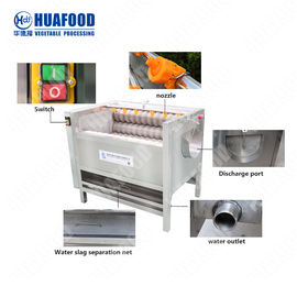 HDF1000 304 μεγάλο Turmeric ανοξείδωτου/πλύσης και αποφλοίωσης πιπεροριζών μηχανή