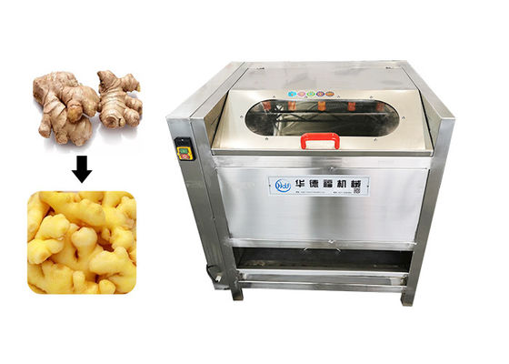 Φυτική Peeler 700kg/h δερμάτων μηχανή πλύσης και αποφλοίωσης πατατών