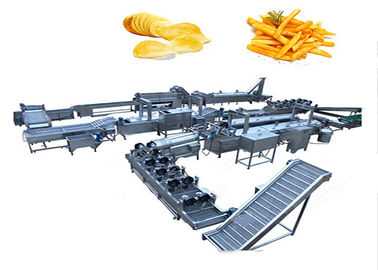 Βιομηχανικά αυτόματα τσιπ πατατών που κατασκευάζουν τη μηχανή τα τσιπ γλυκών πατατών