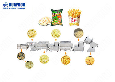 Μικρής κλίμακας αυτόματες τραγανές αυτόματες τηγανιτές πατάτες τσιπ πατατών παγώματος που κάνουν τη μικρή κλίμακα μηχανών