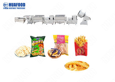 Εμπορικές αυτόματες μηχανή τηγανιτών πατατών παγώματος/γραμμή παραγωγής τηγανιτών πατατών