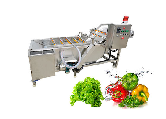 Φυτικό πλυντήριο αεροφυσαλίδων φρούτων SUS304 500kg/h